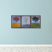 Vlieg snel de Triptych Canvas van Jaren Afdruk (Insitu (Houten vloer))