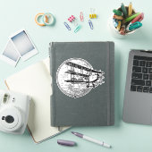 Vlieg terug in de tijd:  driedekker sticker (iPad Cover)