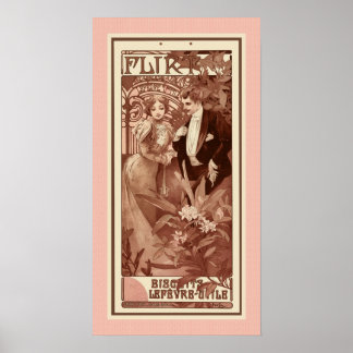 Vlieg van Alphons Mucha Poster