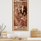 Vlieg van Alphons Mucha Poster (Keuken)