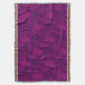 Vlieg van de abstracte paarse papegaaien deken (Voorkant Verticaal)