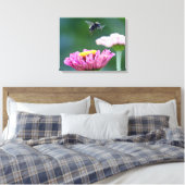 Vlieg van de Bumblebee Canvas Afdruk (Insitu (Slaapkamer))