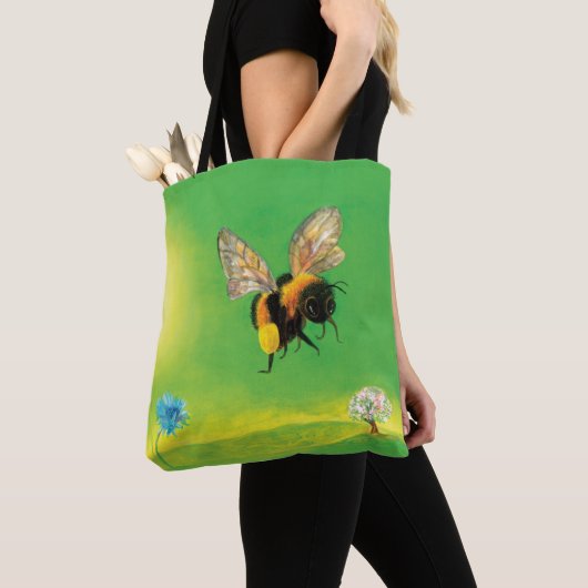 Vlieg van de Bumblebee Tote Bag (Dichtbij)