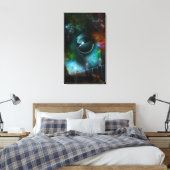 Vlieg van de Corbius Fractal Wrapped Canvas print (Insitu (Slaapkamer))