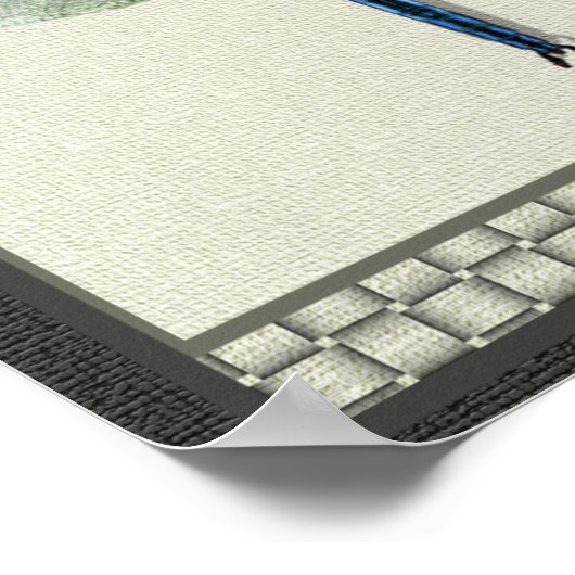 Vlieg van de Dragonfly-druk Poster (Hoek)