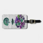 Vlieg van de luchtballon van de vis bagagelabel (Voorkant horizontaal)