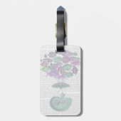 Vlieg van de luchtballon van de vis bagagelabel (Achterkant verticaal)