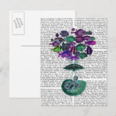 Vlieg van de luchtballon van de vis briefkaart (Voorkant / Achterkant)