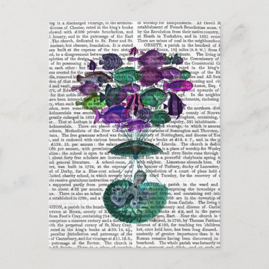 Vlieg van de luchtballon van de vis briefkaart (Voorkant)