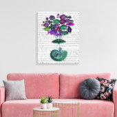 Vlieg van de luchtballon van de vis canvas afdruk (Insitu (Woonkamer))