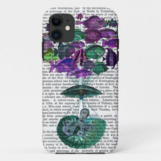 Vlieg van de luchtballon van de vis Case-Mate iPhone case (Achterkant)