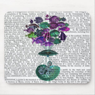 Vlieg van de luchtballon van de vis muismat