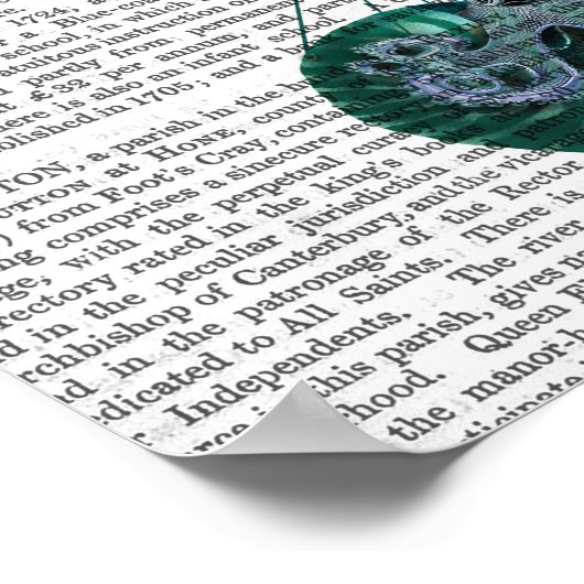 Vlieg van de luchtballon van de vis poster (Hoek)