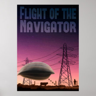 Vlieg van de Navigator Poster