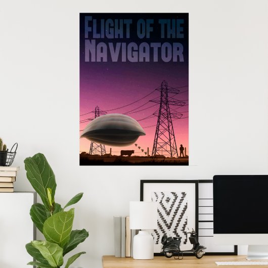 Vlieg van de Navigator Poster (Thuiskantoor)