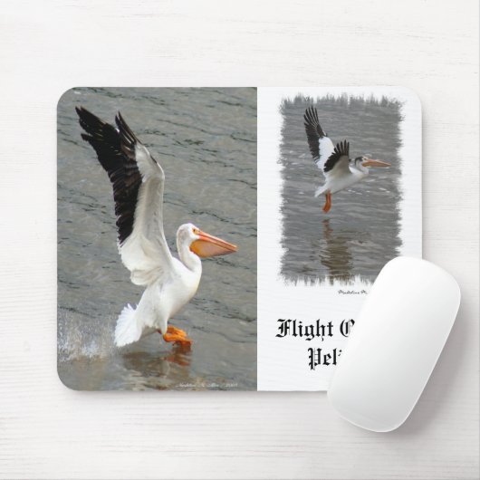 Vlieg van de Pelican Muismat (Met muis)