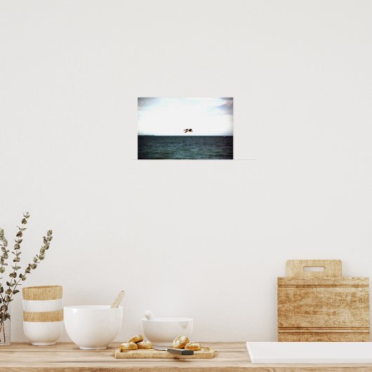 Vlieg van de Pelican Poster (Keuken)