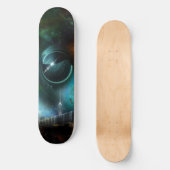 Vlieg van het corbius Fractal Art Skateboard (Voorkant)