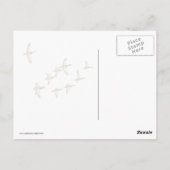 Vlieg van Mallards Briefkaart (Achterkant)