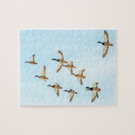 Vlieg van Mallards Legpuzzel