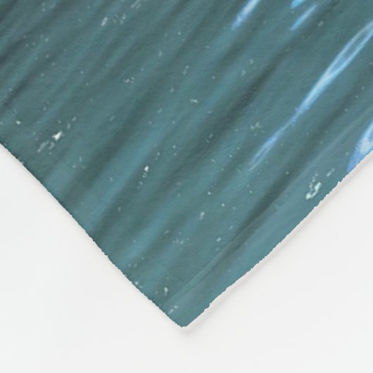 Vlieg van vlinderstang fleece deken (Hoek)