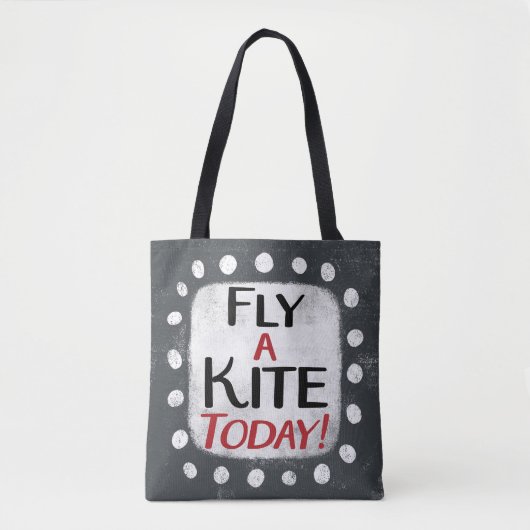 Vlieg vandaag een vlieger Canvas tas (Voorkant)