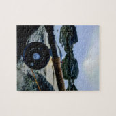 Vlieg vissen aan de kust legpuzzel (Horizontaal)