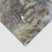 Vlieg Vissen op de rivier Decoupage Tissuepapier (Detail)