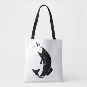 Vlieg Vissen Vissprong Larvea Haak Visser Gift Tote Bag