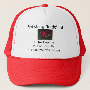 Vlieg-vist "om" lijst "Rode Ibis " te doen Trucker Pet