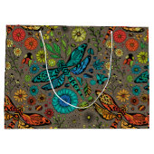 Vlieg, vlieg dragonvlieg op bruin groot cadeauzakje (Achterkant)