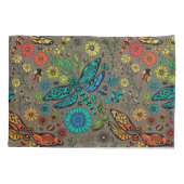 Vlieg, vlieg dragonvlieg op bruin kussensloop (Achterkant-Links)