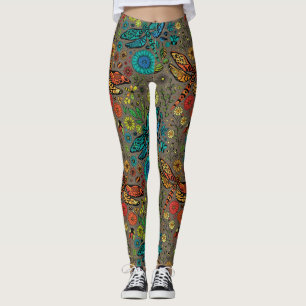 Vlieg, vlieg dragonvlieg op bruin leggings