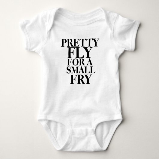 VLIEG VOOR EEN KLEINE FRY baby bodysuit (Voorkant)