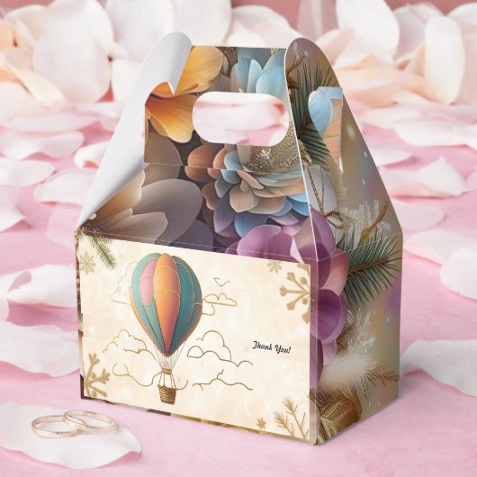 "Vlieg voorbij grenzen" Bedankdoosjes (Huwelijk)