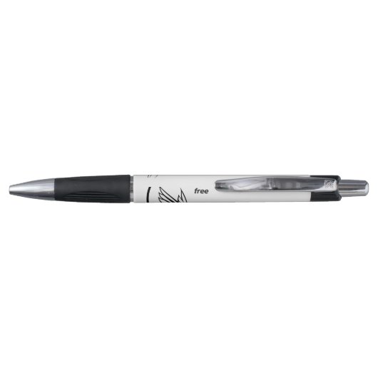 Vlieg Vrij Minimalistische Vogel Inspirerende Exec Pen (Achterkant)