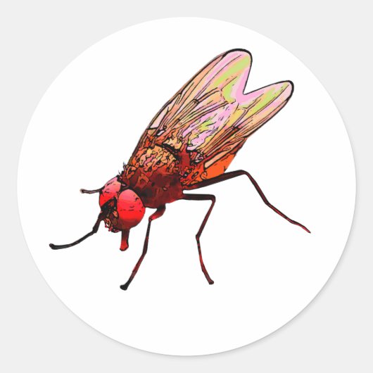 Vlieg wc sticker badkamer apparatuur voor pissoir (Voorkant)