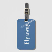 Vlieg weg bagagelabel (Voorkant (verticaal))