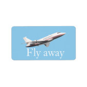 Vlieg weg etiket (Voorkant)