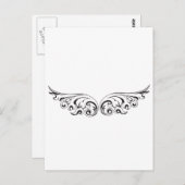 Vlieg weg met deze vleugels briefkaart (Voorkant / Achterkant)