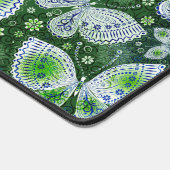 Vlieg weg Paisley Butterfly Print groen Bureaumat (Hoek)