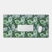 Vlieg weg Paisley Butterfly Print groen Bureaumat (Keyboard & Muis)
