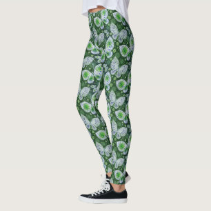 Vlieg weg Paisley Butterfly Print groen Leggings