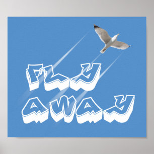 Vlieg weg poster