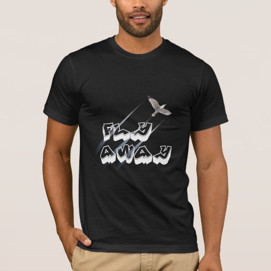 Vlieg weg t-shirt (Voorkant)