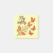 Vlieg zacht - Autumn Butterflies Post-it Notes (Voorkant)