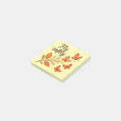 Vlieg zacht - Autumn Butterflies Post-it Notes (Schuin)