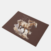 Vlieg zonder vleugels gewoon rijden een paard gewo deurmat (Schuin)