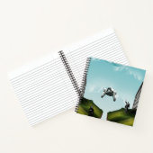 vliegauto notitieboek (Binnen)