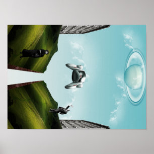 vliegauto poster